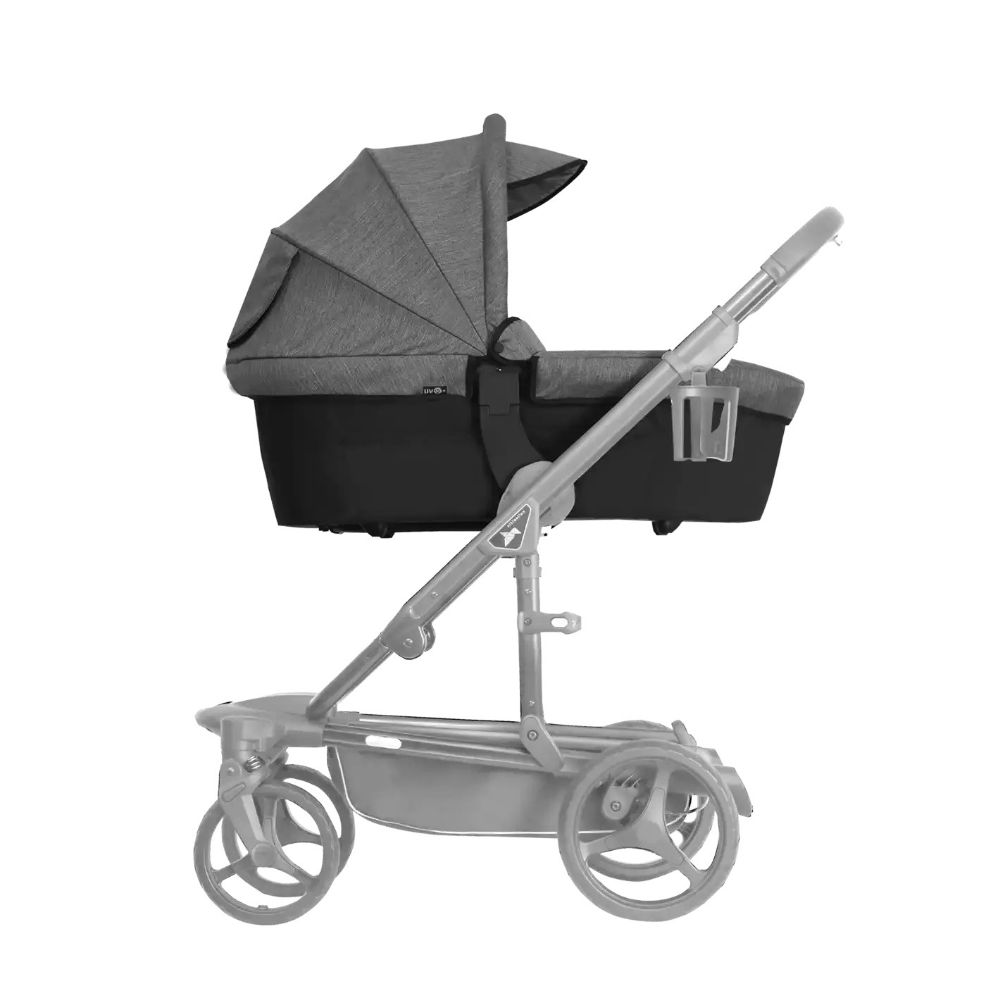nikimotion Tragenwanne Kinderwagenaufsatz Blade graphite Babywanne Zubehör