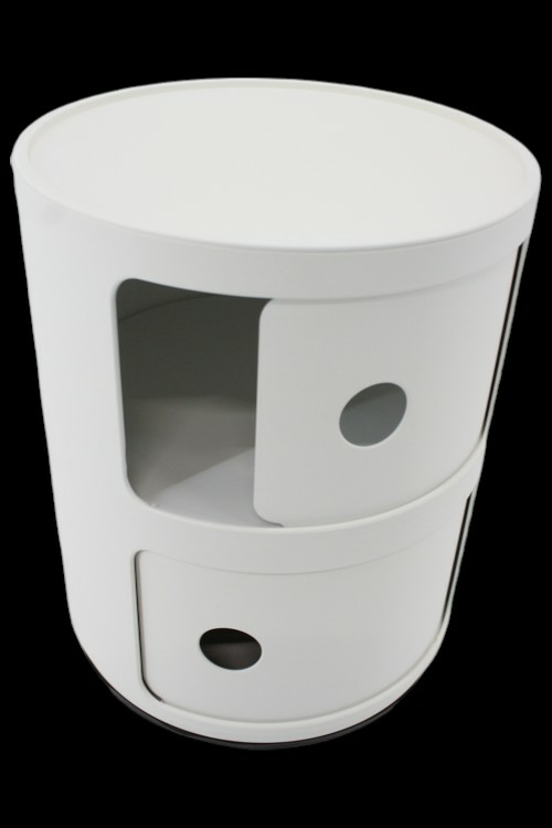 Kartell Componibili 2 Boîte de rangement, armoire 40x32cm Blanc