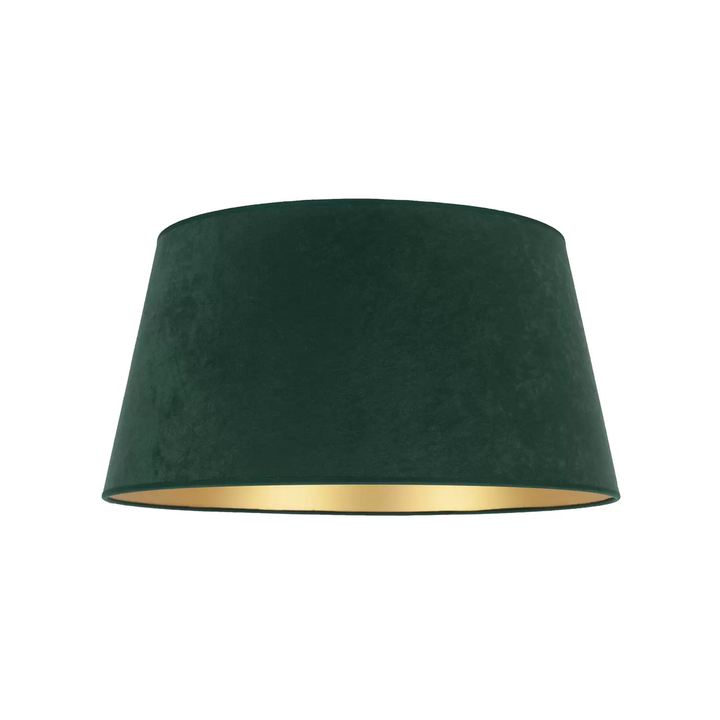 Lampenschirm Cone 25,5 cm dunkelgrün gold Leuchte Lampe Stehlampe Spot Schirm