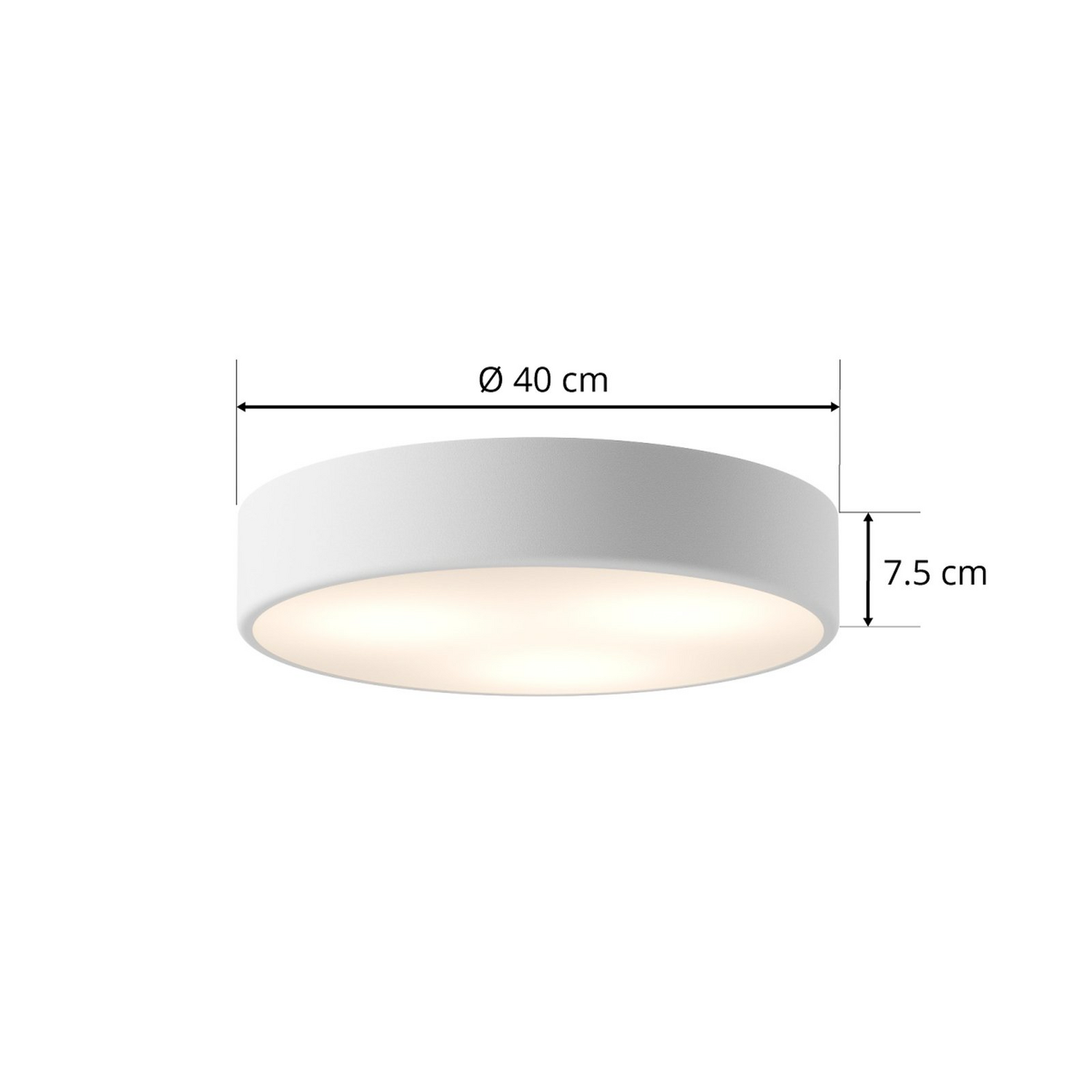 B-Ware Euluna Deckenlampe Cleo Deckenleuchte Deckenlicht Lampe Leuchte ø 40 Cm E27 W431