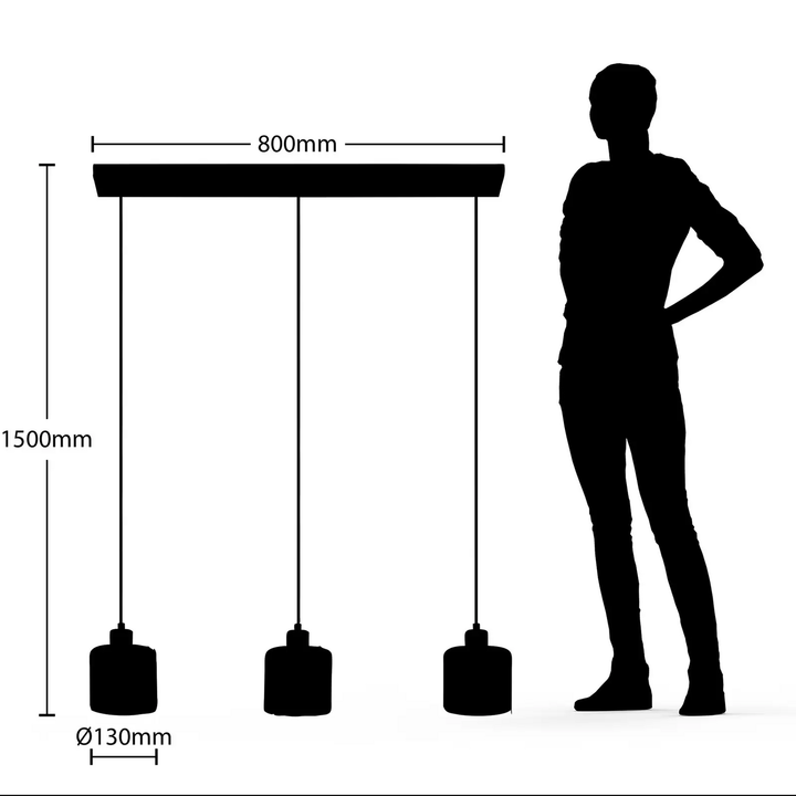 Lindby Vella Hängeleuchte Hängelampe Leuchte Lampe Pendelleuchte Pendellampe B-Ware - 8502193162390