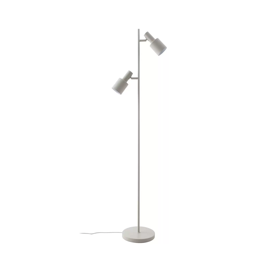 Lindby Stehleuchte Ovelia beige Eisen Stehlampe Lampe Leuchte Spot Leselampe E27