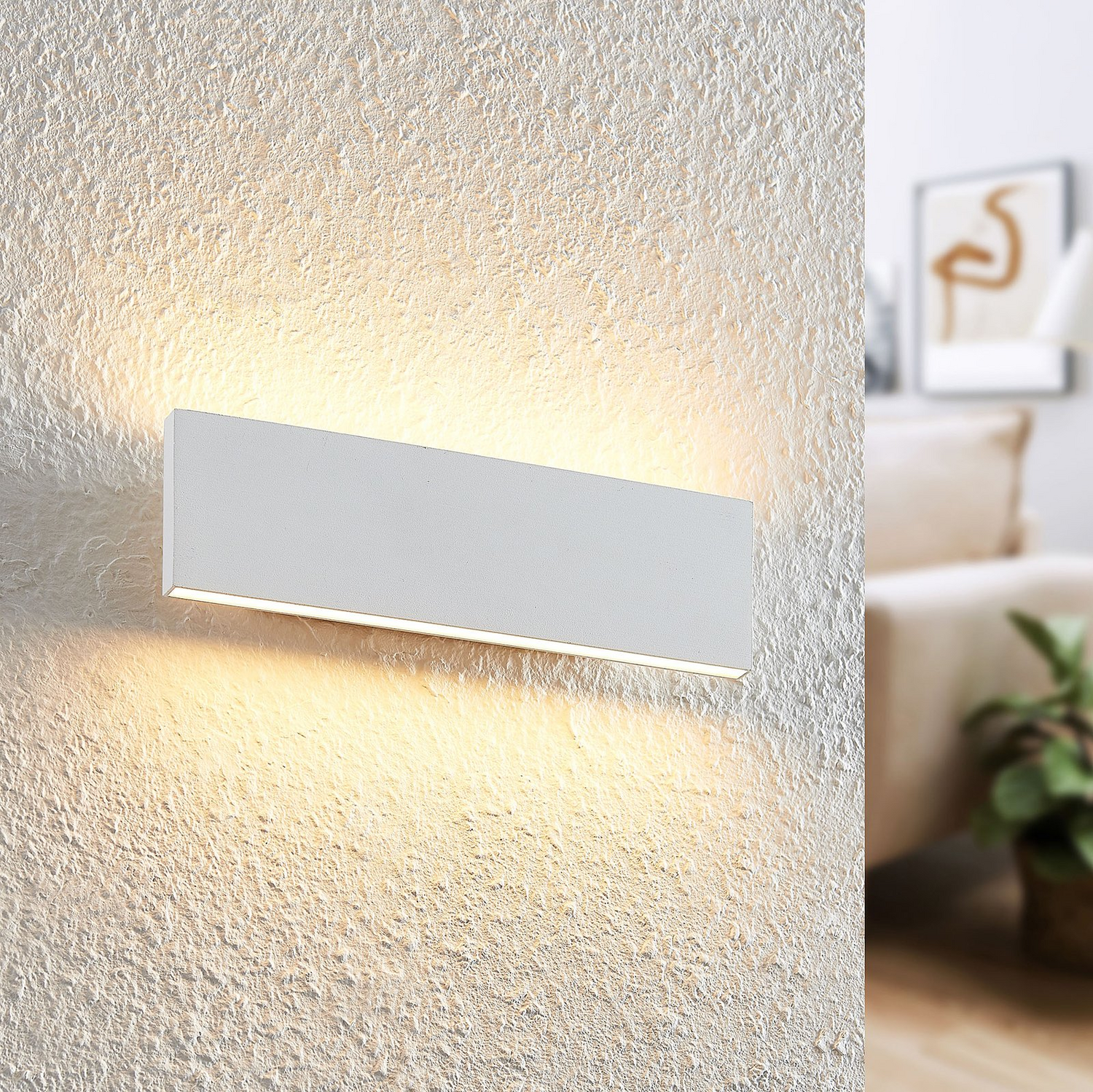 Applique murale LED Lindby Ignazia de catégorie B, lampe de salon, éclairage de tableau, éclairage décoratif pour miroir 593 