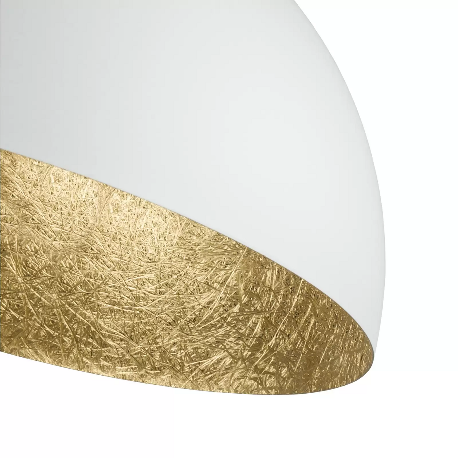 B-Ware Deckenleuchte Sfera ø 50 Cm Weiß Gold Deckenlampe Lampe Leuchte Spot Licht