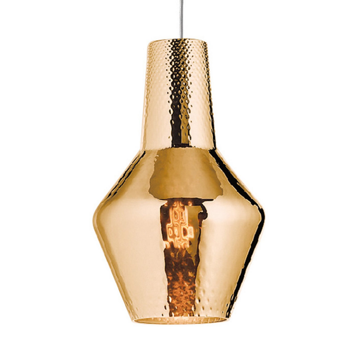 Ailati Hängeleuchte Romeo Hängelampe Deckenlampe Leuchte 130 Cm Altgold Metallic B-Ware - 8052536911901