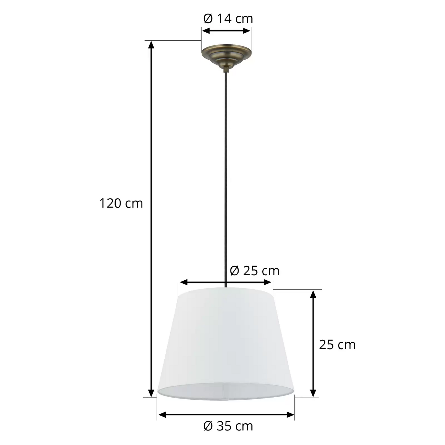 B-Ware Lindby Alomira Hangeleuchte Messing Hangelampe Deckenlampe Deckenleuchte Lampe