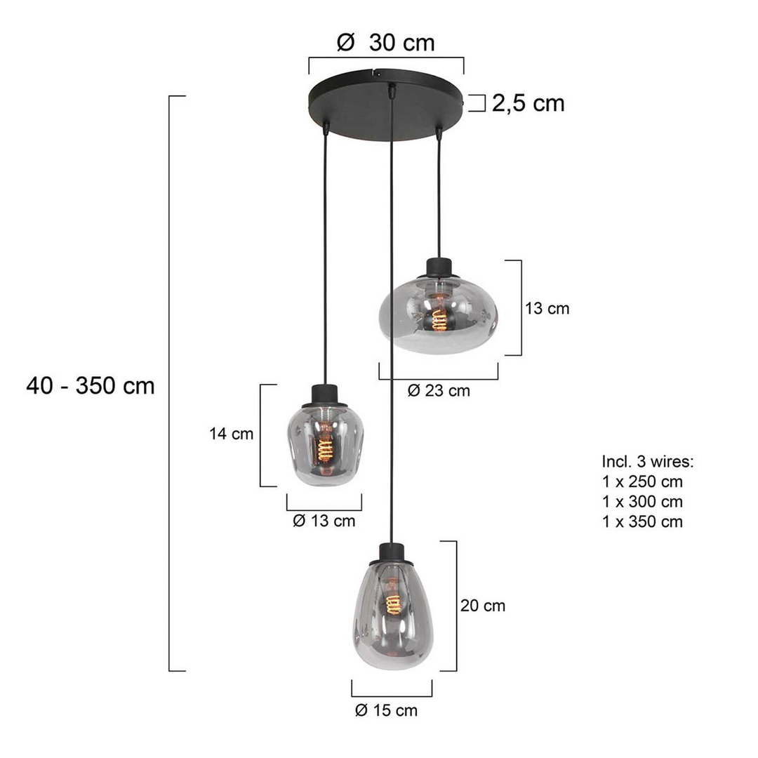 Steinhauer Pendelleuchte Reflexion Hängeleuchte Deckenlampe Leuchte Lampe E27698 B-Ware - 8712746135596