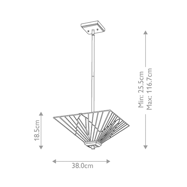 Elstead Alderley Deckenleuchte Deckenlampe Leuchte Lampe Deckenlicht Licht