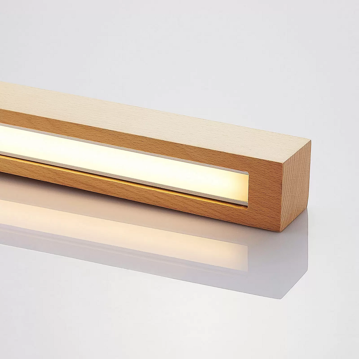 Lucande Led Balkenpendelleuchte Pia Deckenlampe Hängeleuchte Leuchte Led Buche B-Ware - 12753289645575