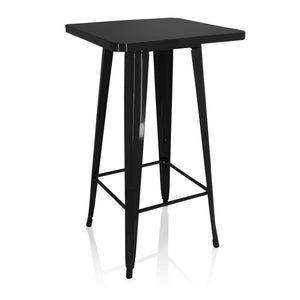 B-Ware hjh OFFICE Bartisch Tisch Bar VANTAGGIO HIGH T schwarz Stahl vierfußgestell