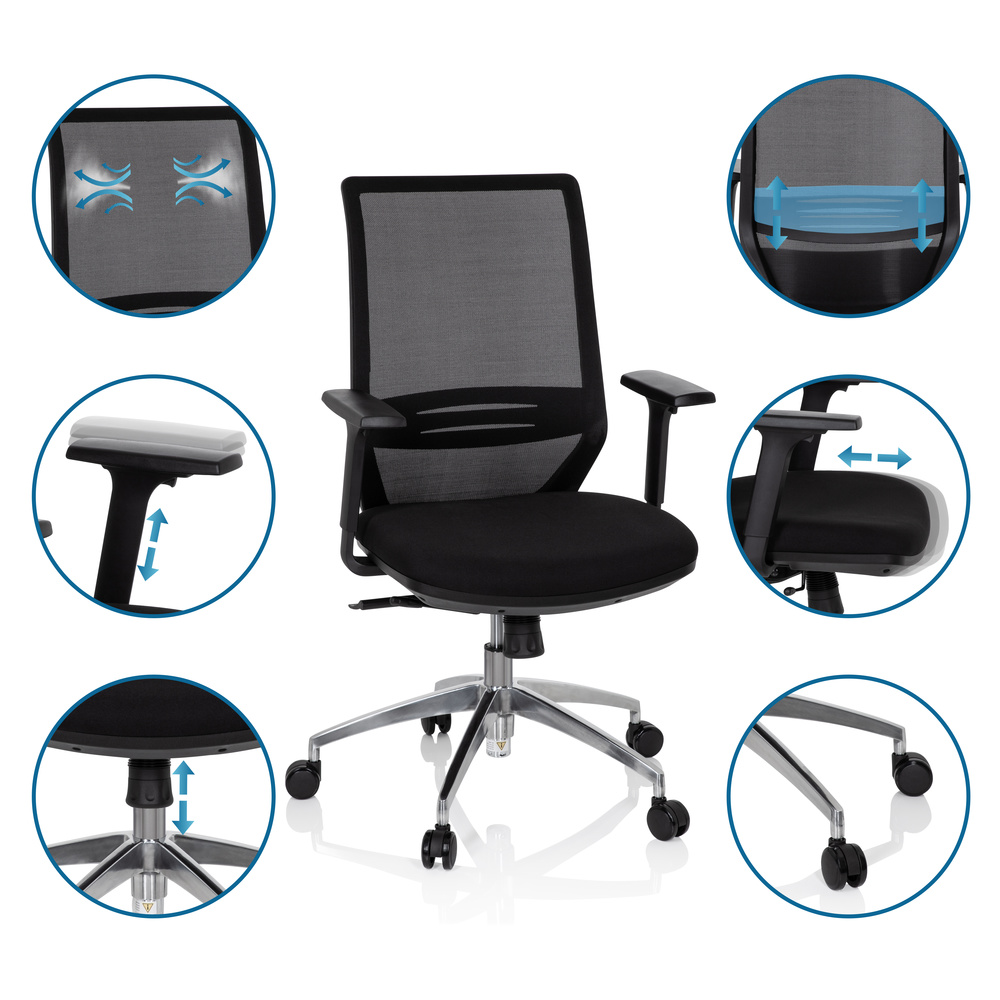 Hjh Office Profondo Bürostuhl Drehstuhl Schreibtischstuhl Stuhl Drehsitz Büro    B-Ware - 4251084676902