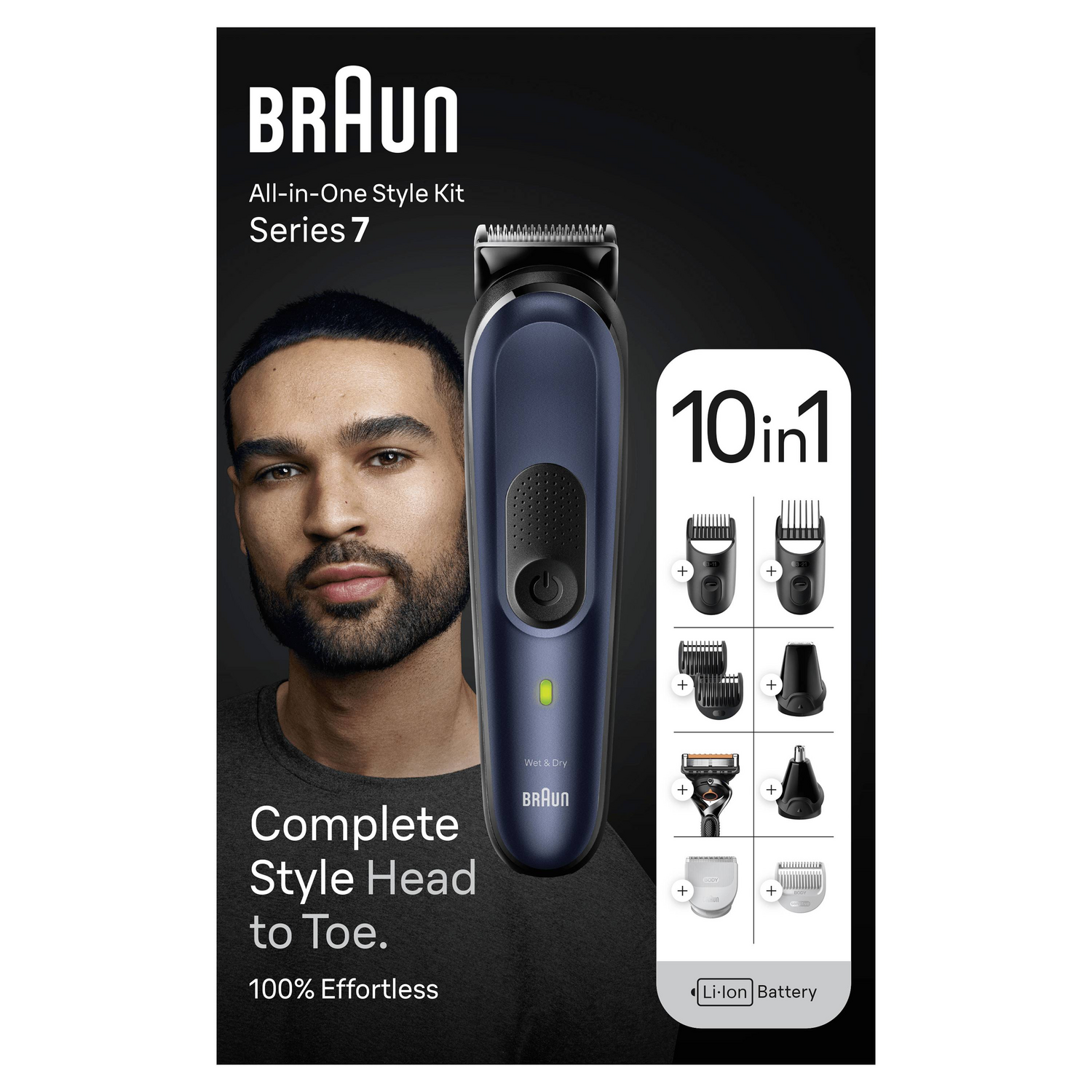 Braun Mgk7421 Haarschneider Bartschneider Körperhaartrimmer Ohr Nasenhaartrimmer B-Ware