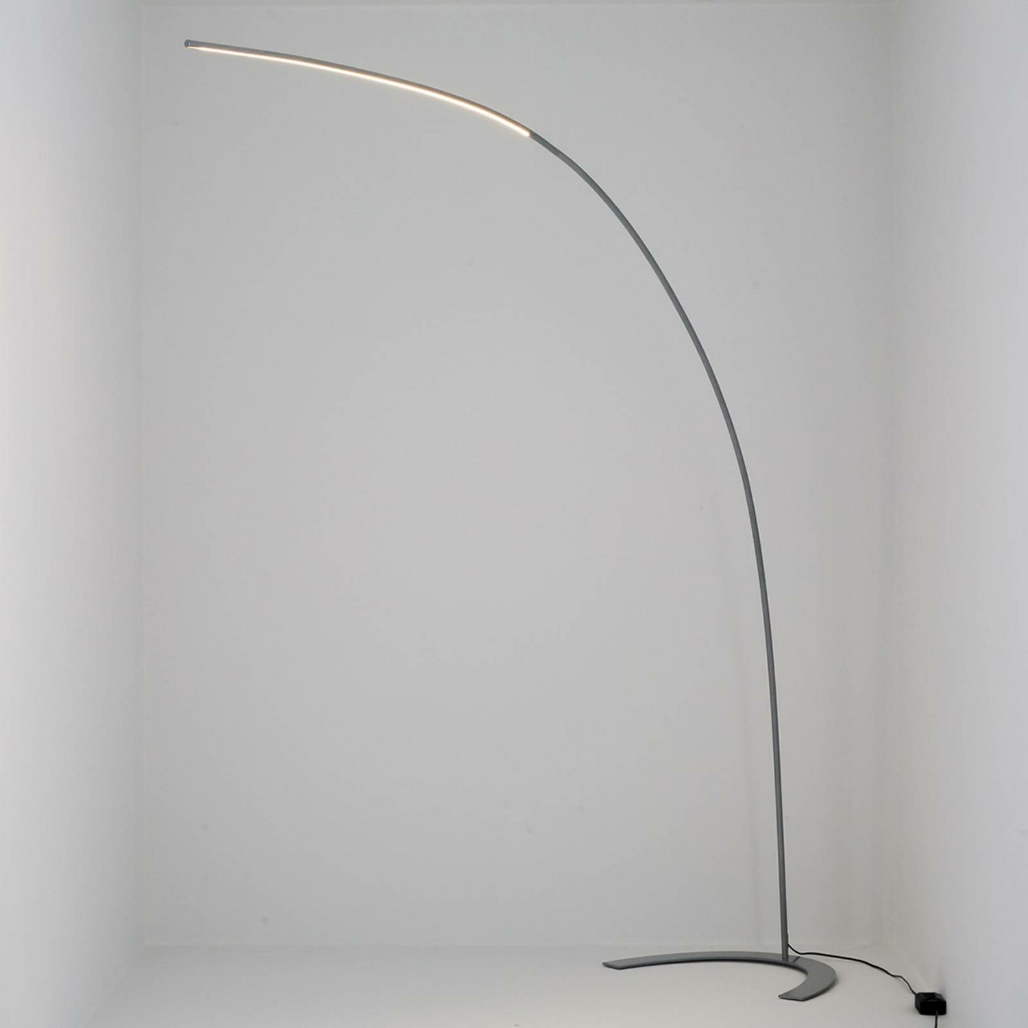 B-Ware Lindby Stehlampe Bogenlampe Led Lampe Silber Danua Warmweiß Dimmbar Aluminium