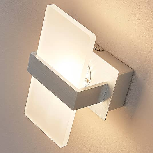 Lindby Yorick LED Wandleuchte Wandleuchte Wohnzimmerlampe Lampe warmweiß 3.000K