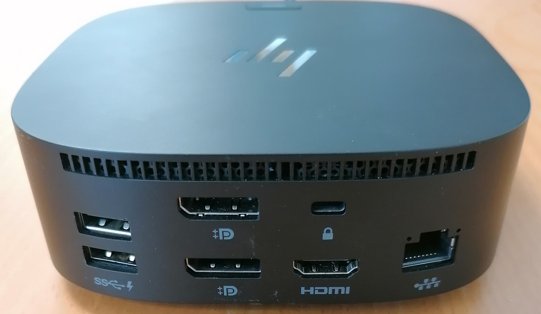 Hp Usb C Dock G5 E Port Station Dockingstation Schwarz Ethernet Siehe Text/Foto B-Ware