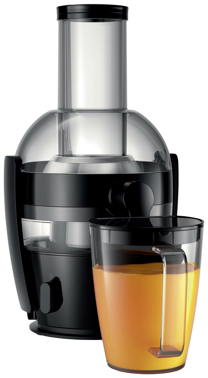 Philips Entsafter Saftpresse Zentrifugal Entsafter Saft 800 W Quick Clean Schwarz B-Ware
