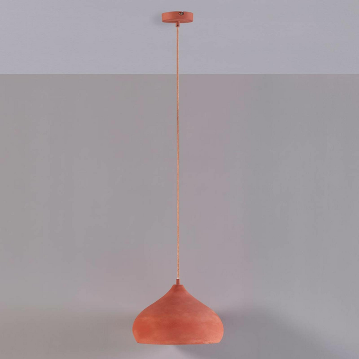 Lindby Terracotta-Pendelleuchte Fiona Hängeleuchte Deckenlampe Lampe E27 ora484