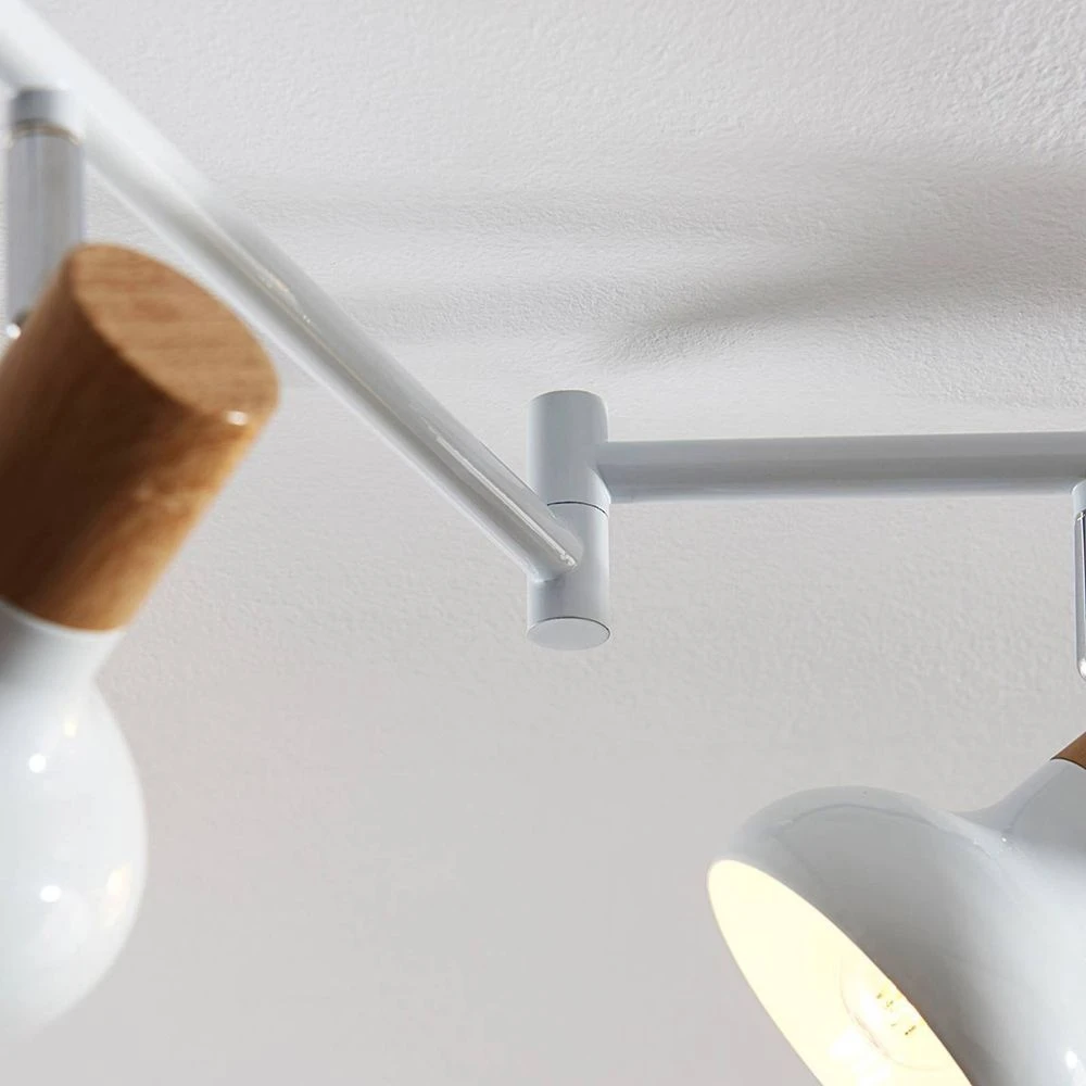 Plafonnier Lindby, spot encastré, lampe de salon, 6 x E14, produit de seconde main