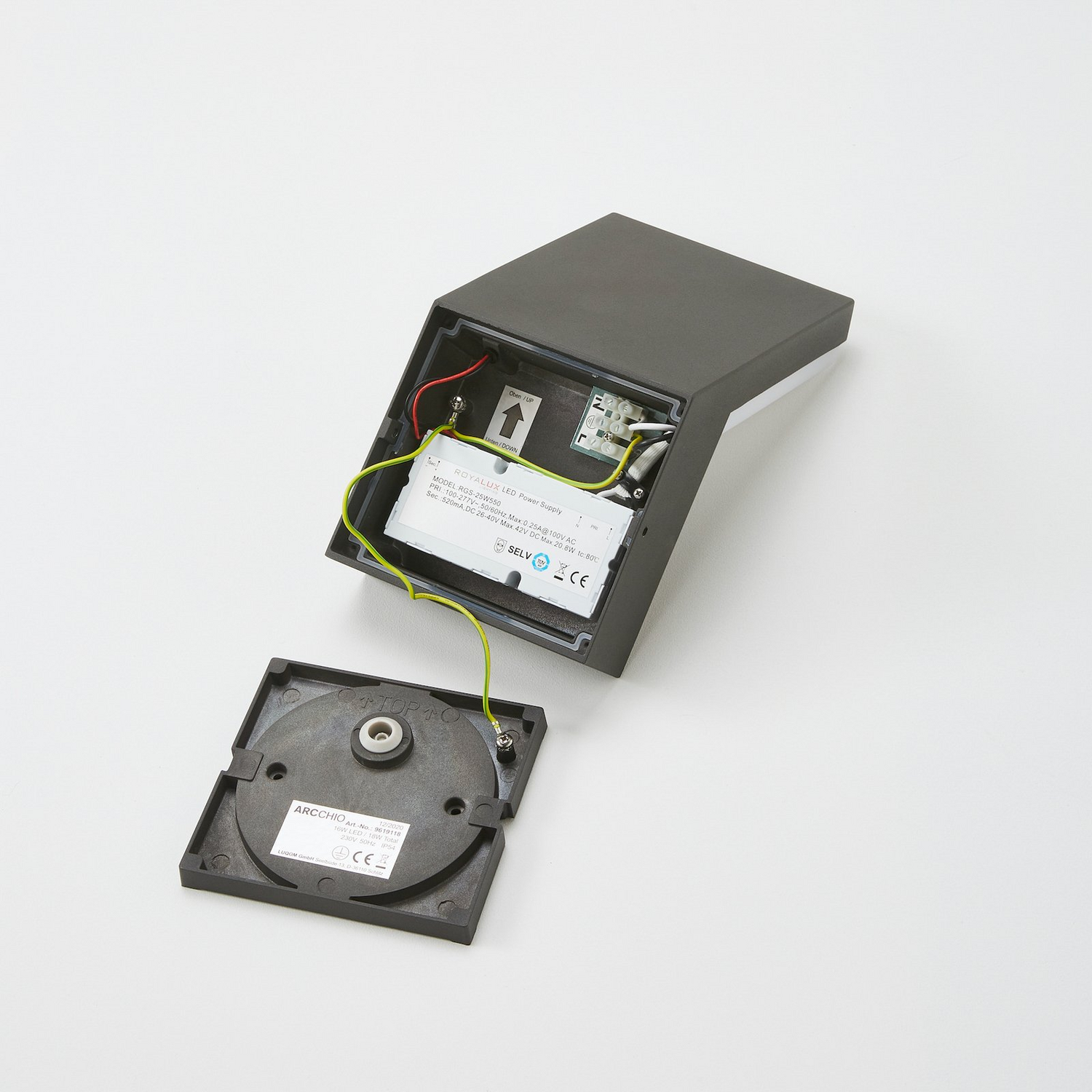 B-Ware Arcchio Led Außen Wandleuchte Yolena Terrassenleuchte Gartenleuchte Wandleuchte L