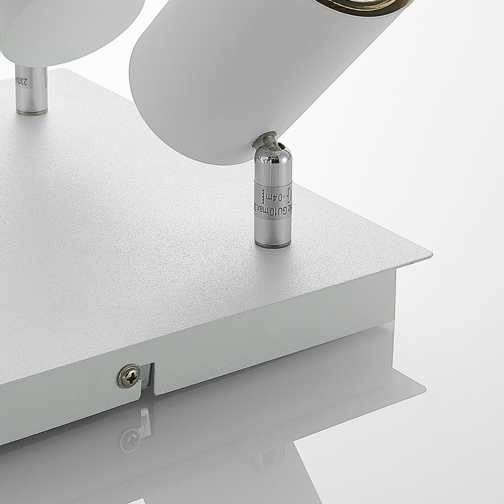Lindby Joffrey Deckenlampe Wohnzimmerleuchte Deckenleuchte Dekolampe GU10 weiß