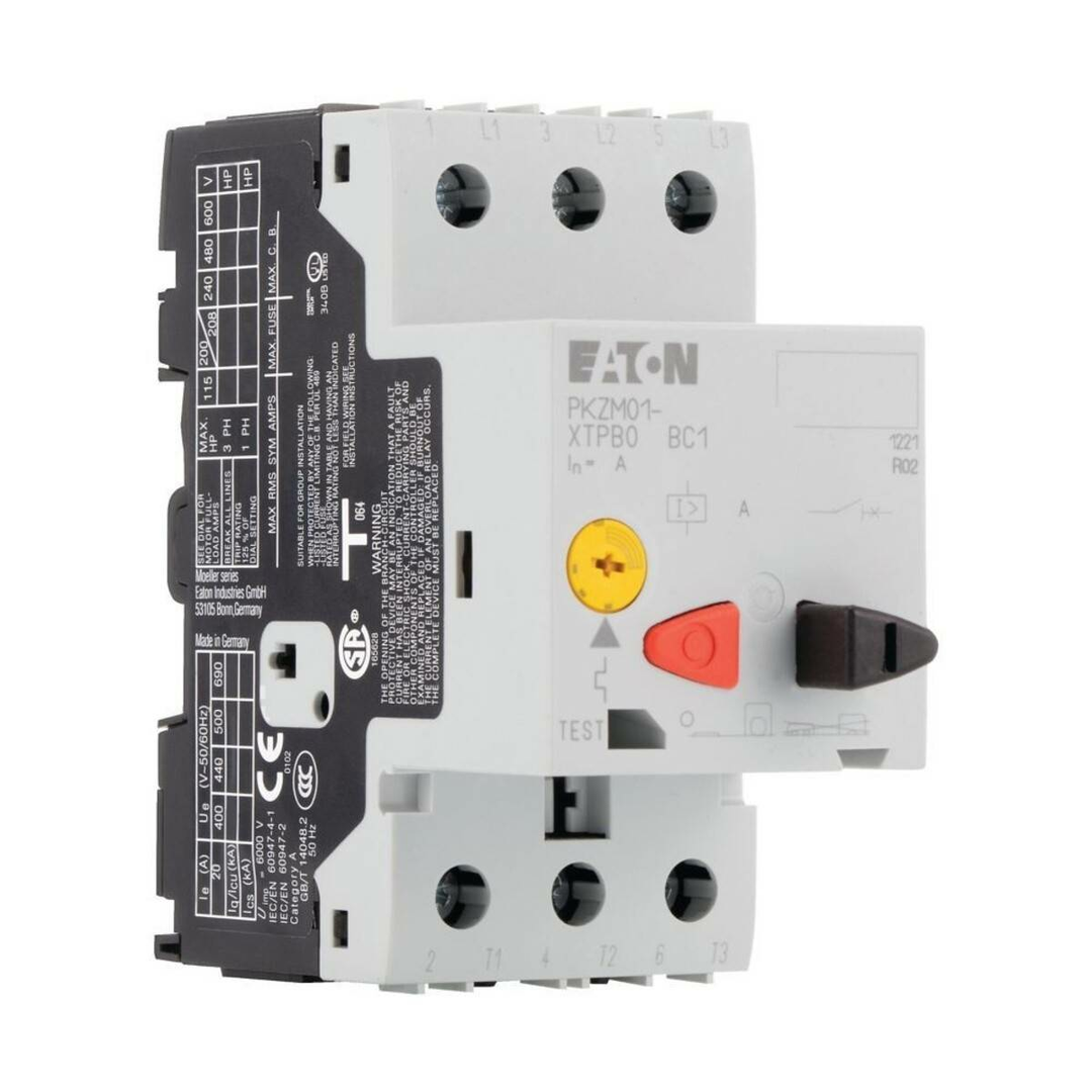 Eaton Motorschutzschalter Fehlerstromschutzschalter 690 V/AC 4 A IP20 3 polig