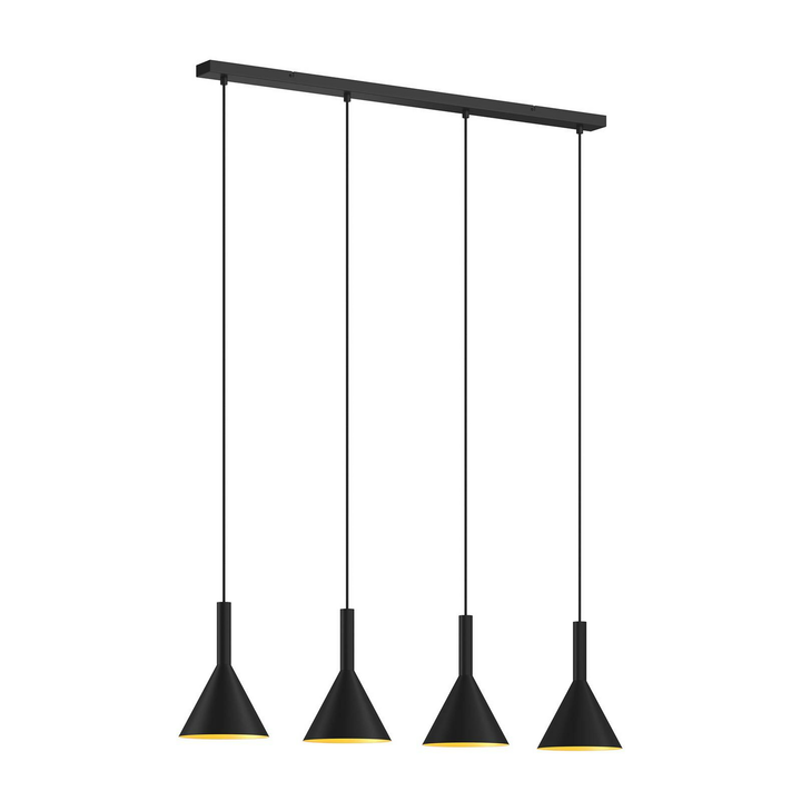 Arcchio Tadej Pendelleuchte Hängeleuchte Deckenlampe Lampe 4 Fl E27 Schwarz G986 B-Ware - 4251096576313