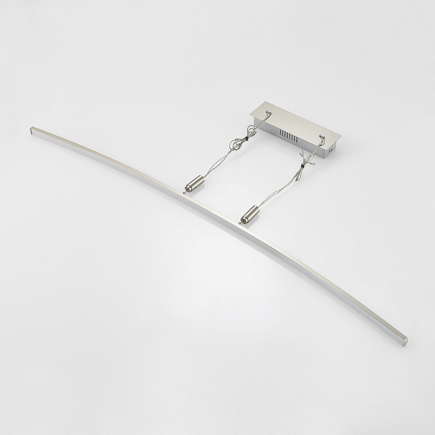 Lindby Phillie Led Hängeleuchte Hängeleuchte Lampe Leuchte 19 W Warmweiß Nickel B-Ware - 4251096587524