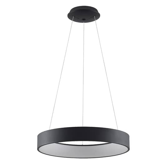 Arcchio Aleksi LED-Hängeleuchte Hängeleuchte Lampe Leuchte  Ø 60 cm 27 W schwarz