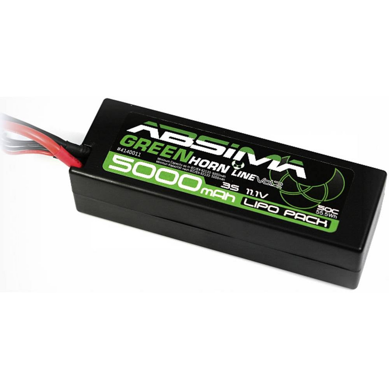 Absima Modellbau-Akkupack (LiPo) 11.1 V 5000 mAh Zellen-Zahl: 3 50 C Box Hardca