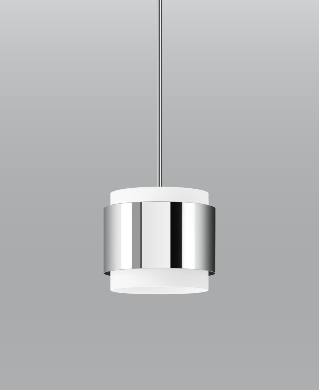 Bega Glashütte Limburg Cuno Led Pendelleuchte Hängeleuchte Mit Rohrpendel Chrom B-Ware