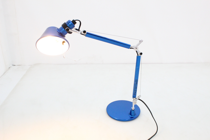 Tolomeo Micro Tischleuchte Tischlampe Schreibtischlampe Lampe Leuchte E14 blau