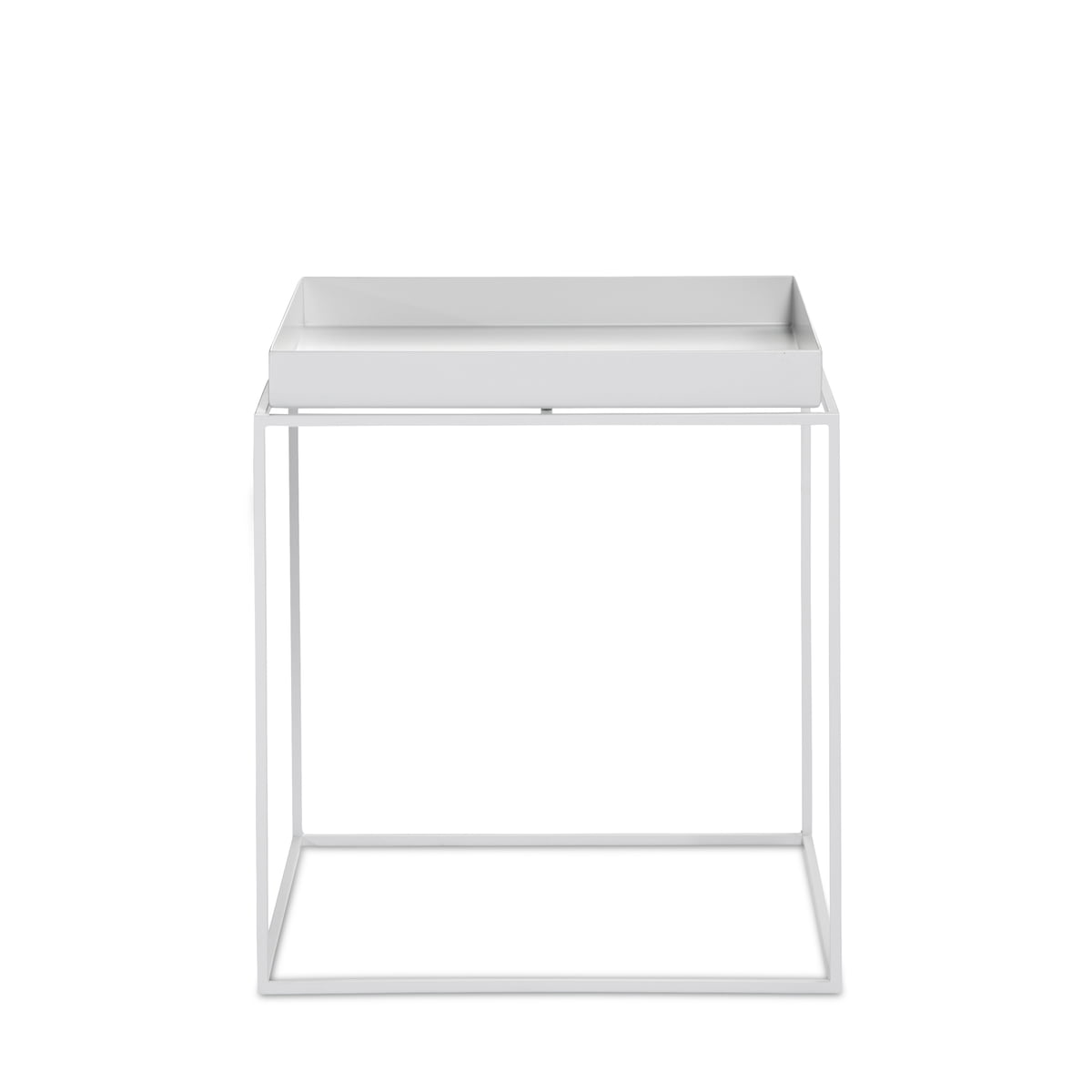 B-Ware Hay Tray Table Tisch Couchtisch Beistelltisch Sofatisch Nachttisch 40x40 Cm Weiß