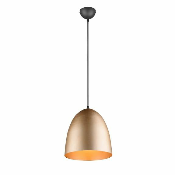 Reality Leuchten Hängeleuchte Tilda Hängelampe Lampe einflammig messing Ø 25 cm