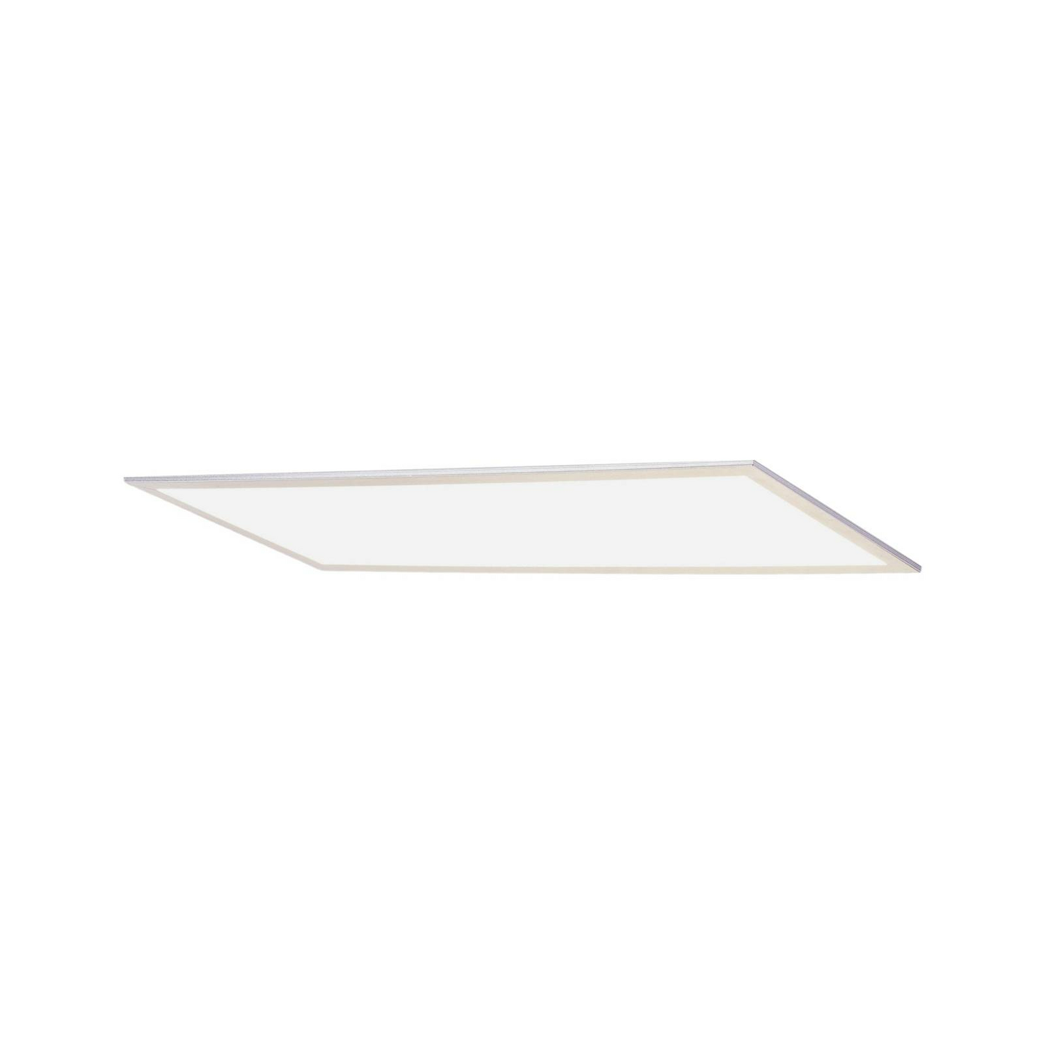 B-Ware Lindby Led Panel Deckenleuchte Lampe Livel Silber Metall 120cm X 30cm