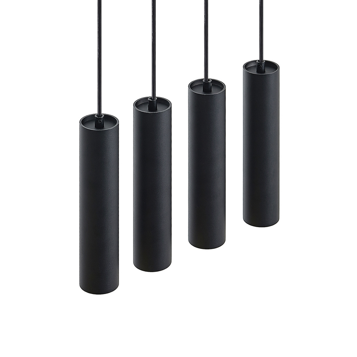 Prios Neliyah Hängeleuchte Deckenlampe Pendelleuchte Gu10 Rund Schwarz 4 Flg B-Ware - 4251911711608