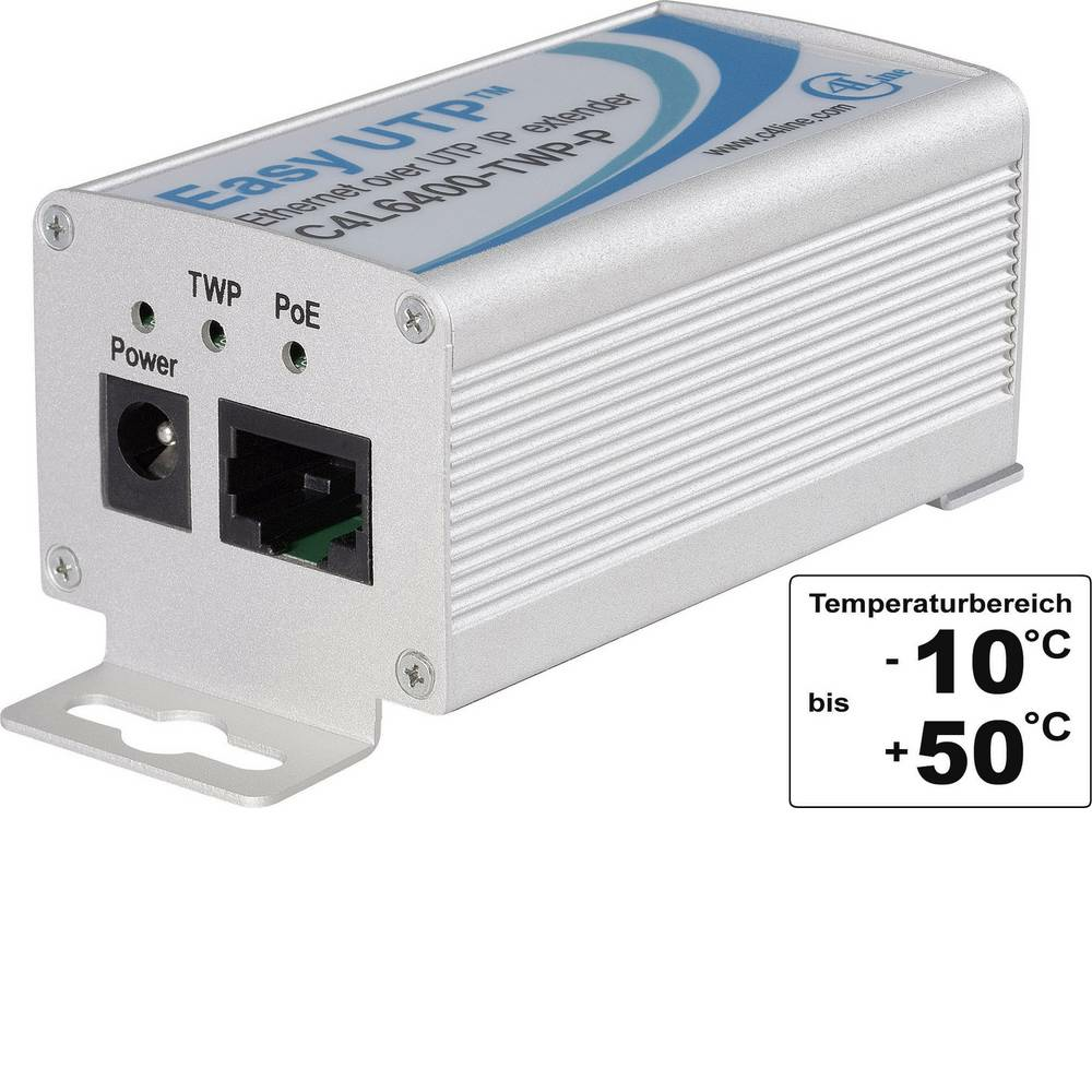 Renkforce RF-1601832 2-Draht Netzwerkverlängerung max 500 m mit PoE-Funktion615