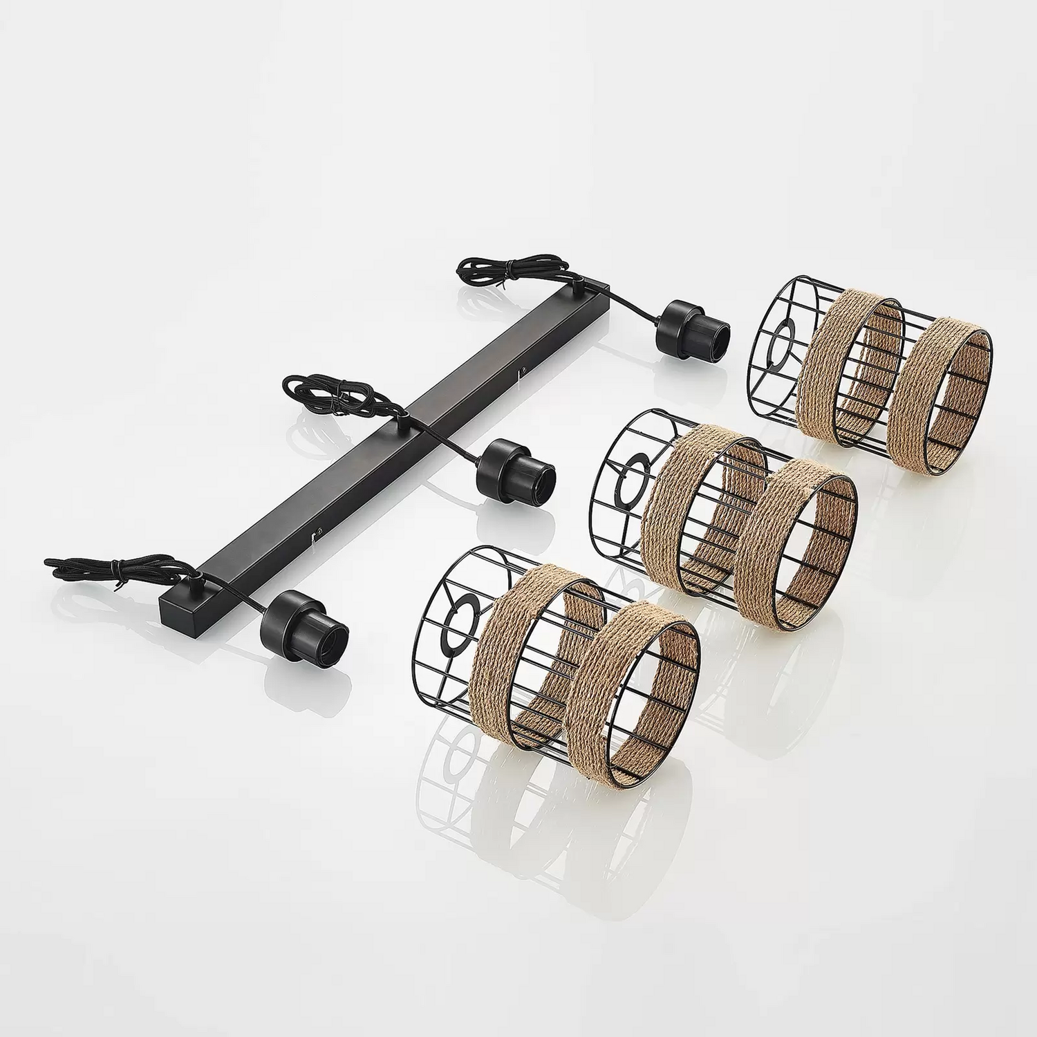 B-Ware Lindby Espinia Hängeleuchte Dreiflammig Hängelampe Lampe Leuchte Pendellampe E27