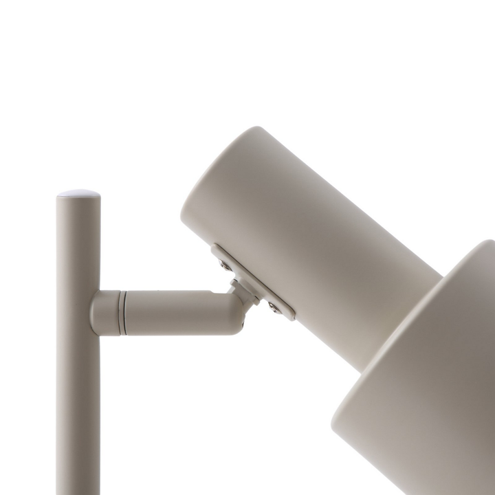 Lindby Tischleuchte Ovelia Tischlampe Tischlicht Leuchte Lampe beige Eisen E27