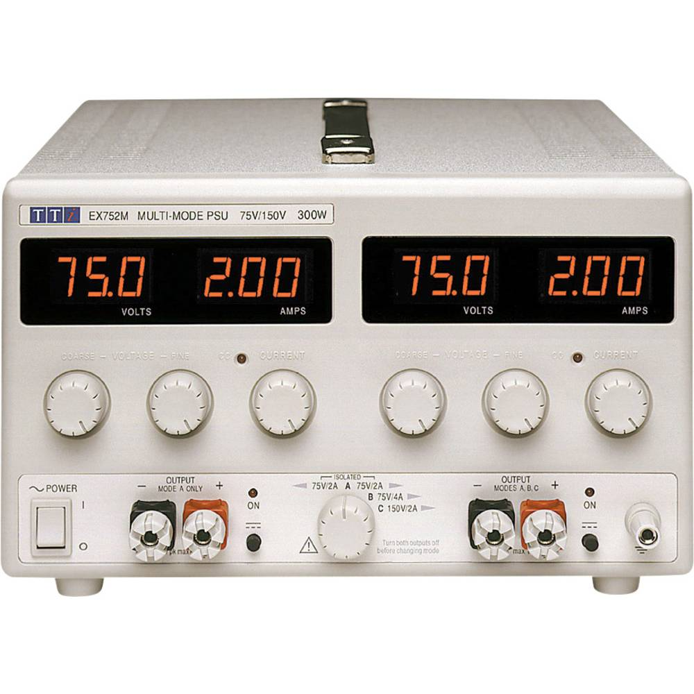 Aim TTi EX752M Labornetzgerät, einstellbar 0 - 150 V/DC 0 - 2 A 300 W Netzgerät
