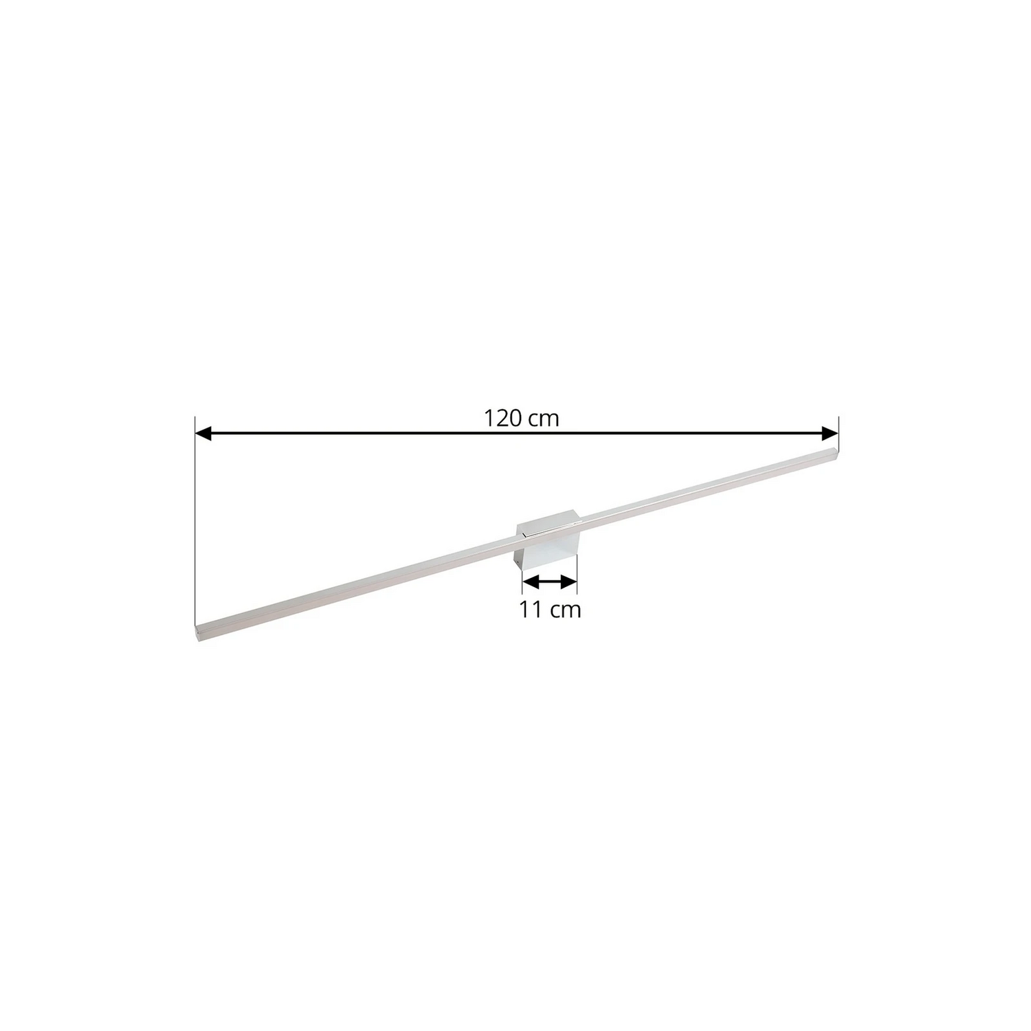 B-Ware Lucande Led Spiegellampe Kivana Chrom Metall 120cm Ip44 Lampe Leuchte Spot Licht