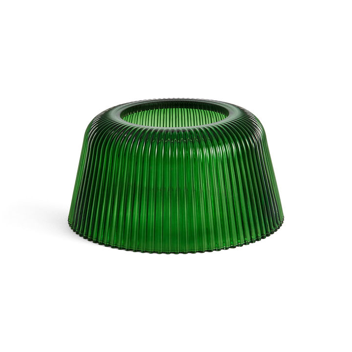 Hay Pendelleuchte Brim Glaslampe Flaschengrün Pressglasschirm Siehe Text/Foto B-Ware
