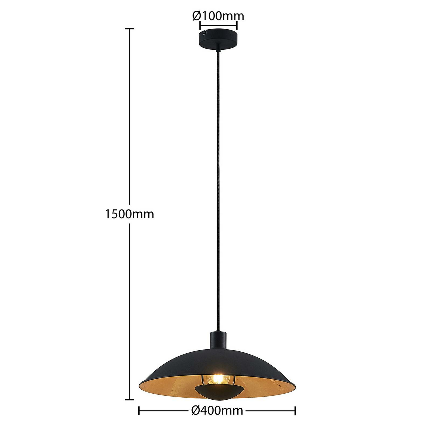 B-Ware Lindby Narisara Hängeleuchte Deckenlampe Pendelleuchte Deko Wohnzimmerlampe E27