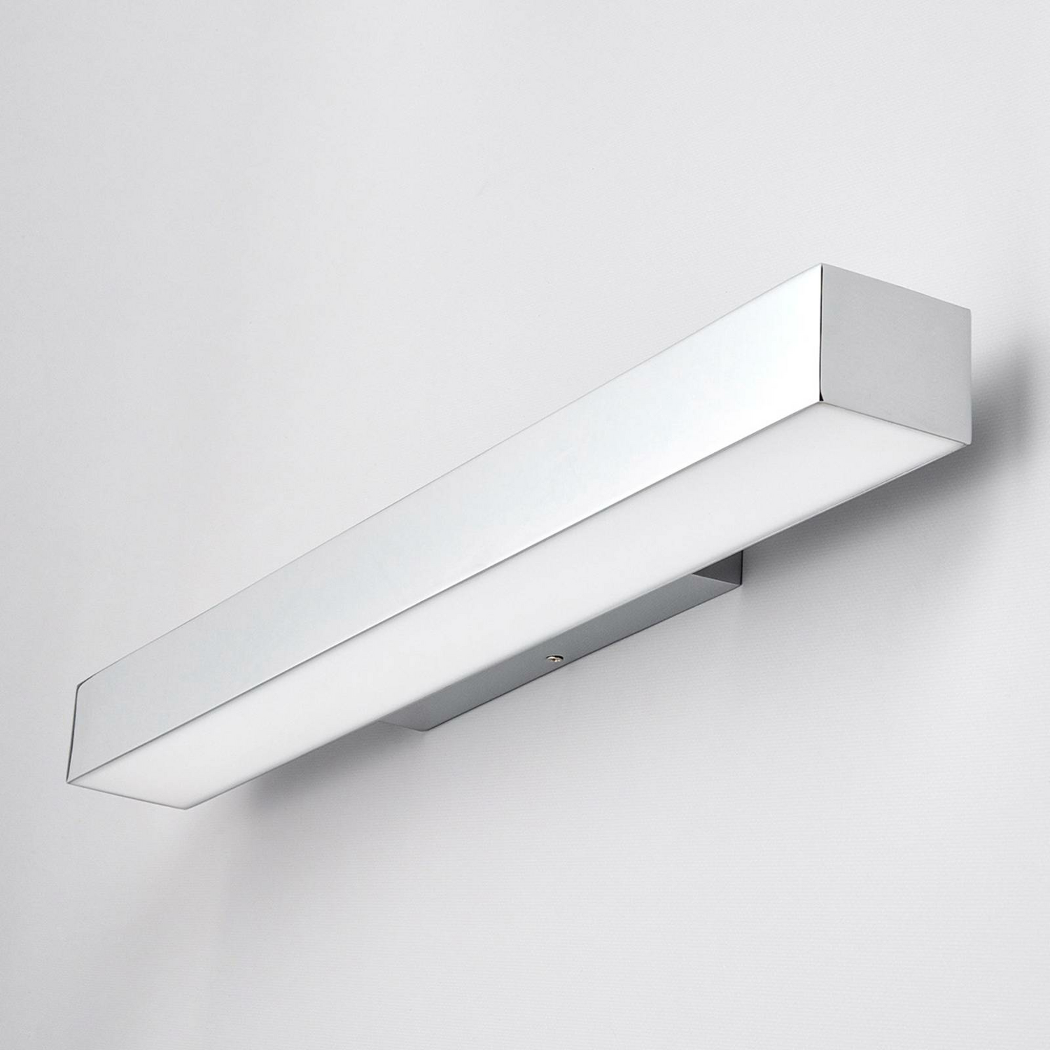 Applique murale LED Lindby Kiana pour salle de bain, 10 W, chromée