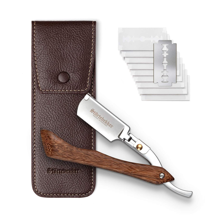 Störtebekker Bartrasierer Rasiermesser Rasierer 10 Klingen Etui Unvollständig B-Ware - 4260554490085