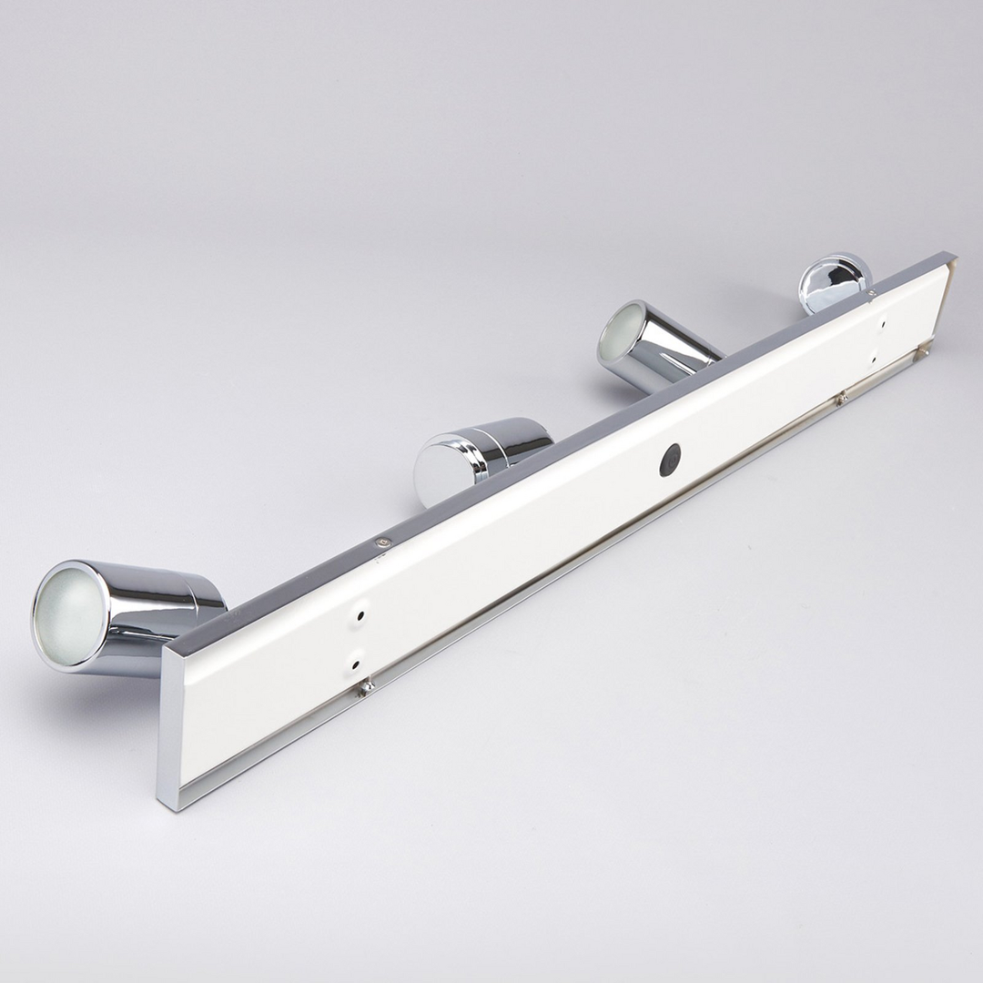 Lindby Dejan 4 Flammige Badleuchte Badlampe Lampe Leuchte Deckenlampe Silber B-Ware - 6291106550894