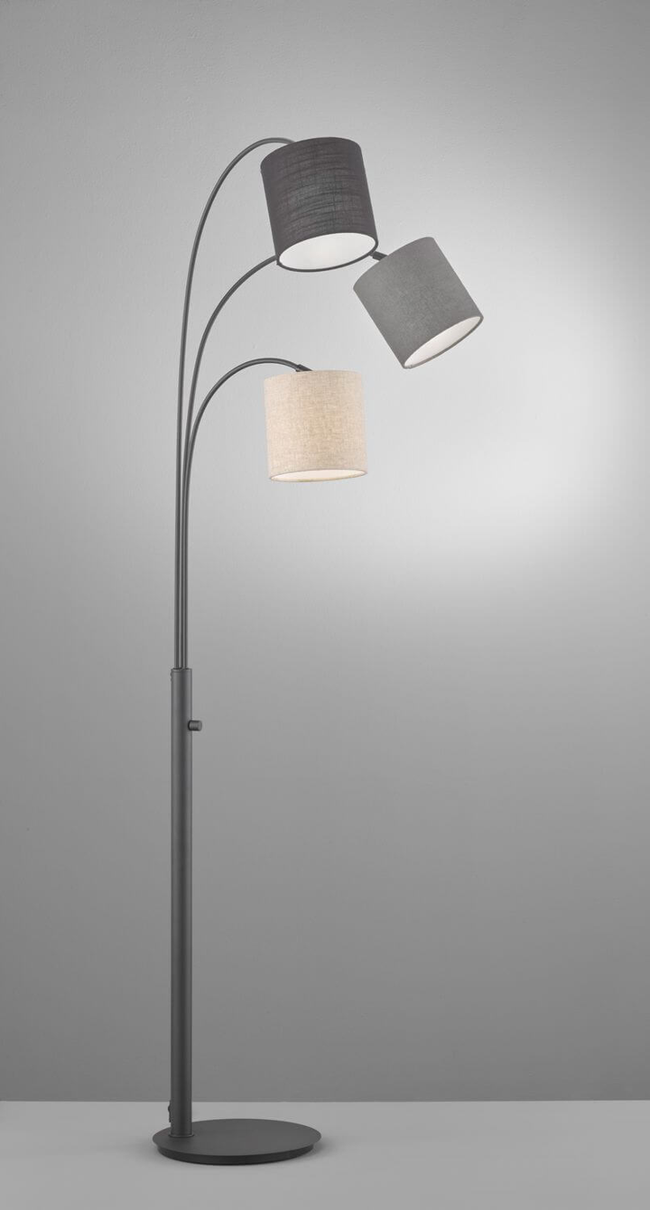 Fischer & Honsel Stehleuchte Shade Stehlampe Lampe Leseleuchte E27 Leuchte 40 W