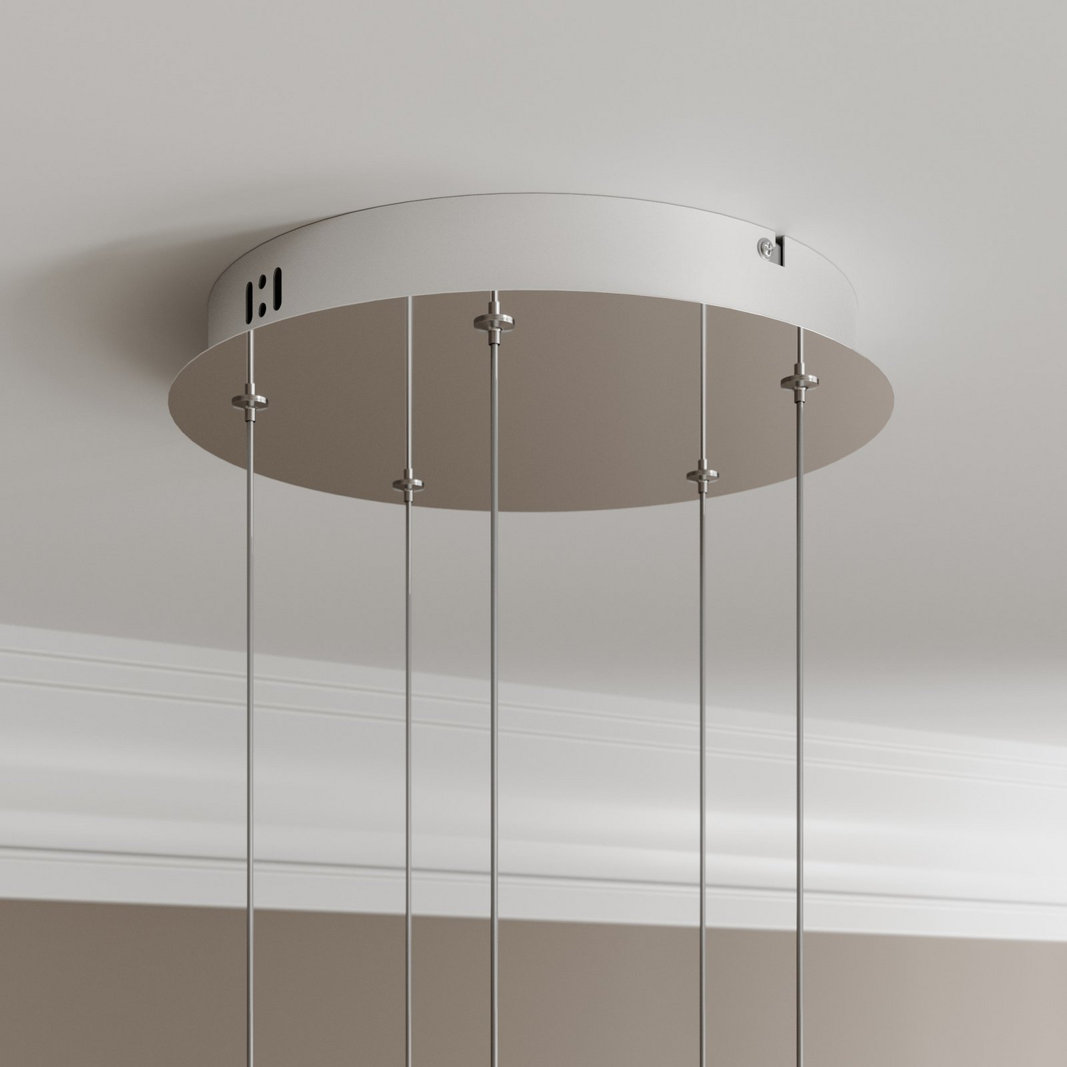 B-Ware Lucande Pendelleuchte Hängelampe Led Glas Chrom Wohnbereich Tischbeleuchtung