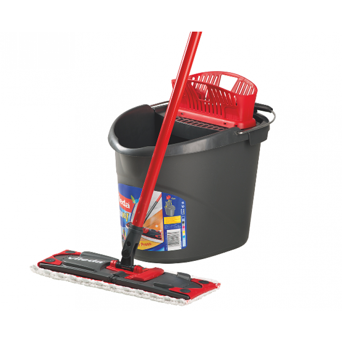 B-Ware Vileda Ultra Mat Komplett Bodenwischerset Haushaltsreinigung Eimer Wischer Mop711