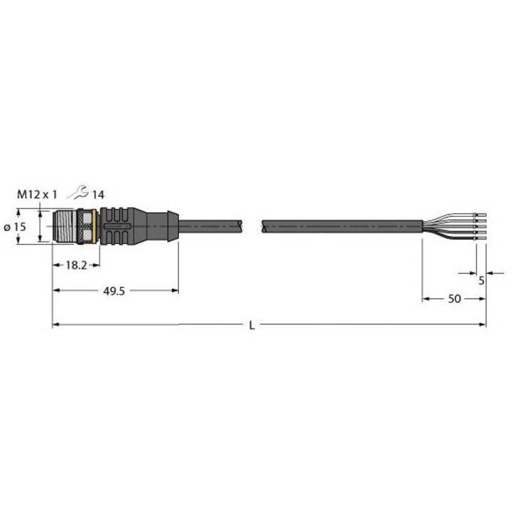 Turck 6629857 Sensor-/Aktor-Anschlussleitung Leitung Anschlusskabel Kabel