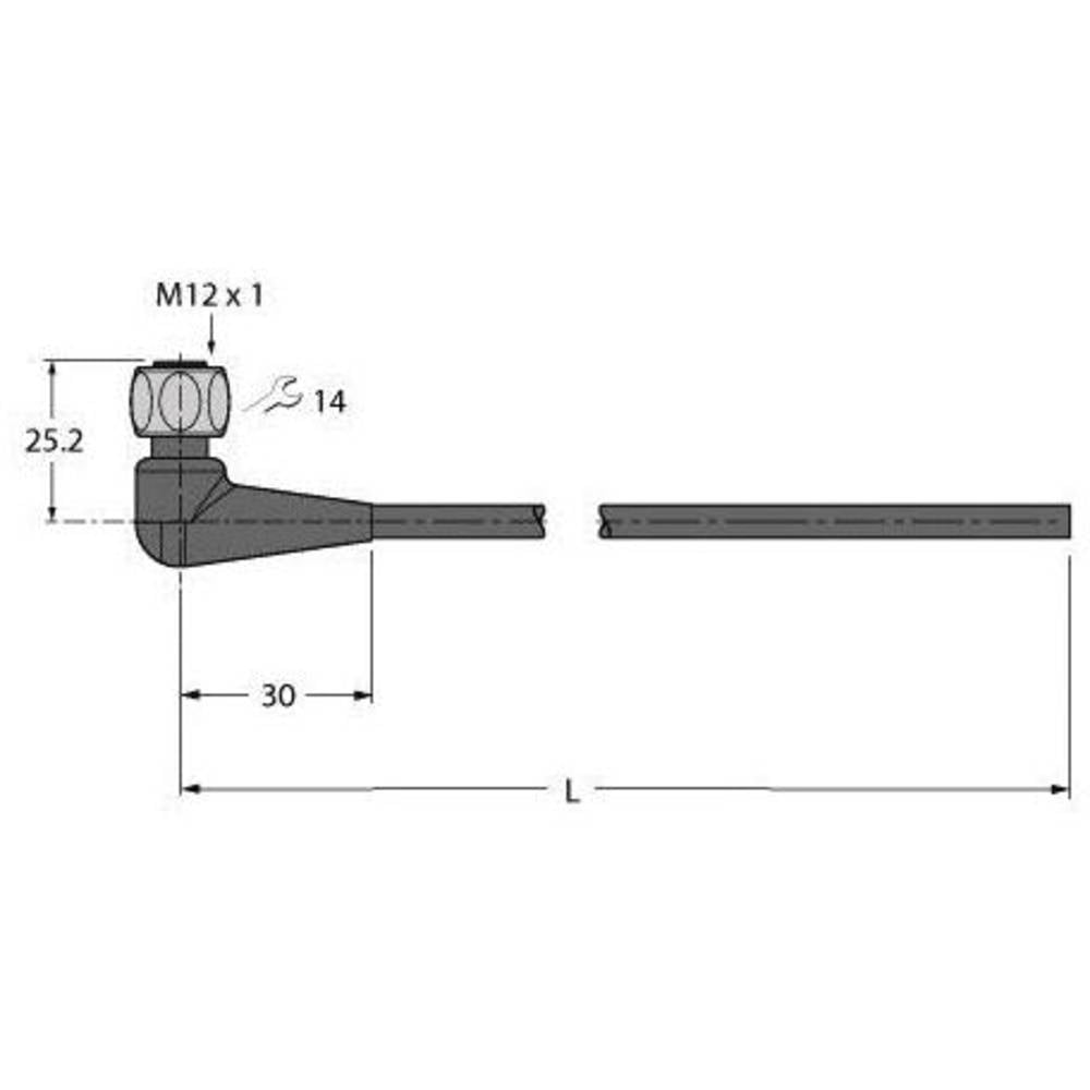 Turck 6933452 Sensor-/Aktor-Anschlussleitung 5 m Steckverbinder Industriestecker